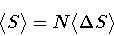 \begin{displaymath}\langle S \rangle
=
N
\langle \Delta S \rangle
\end{displaymath}