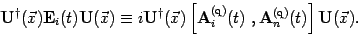 \begin{displaymath}
\mbox{\textit{\bf {}U}}^\dagger(\vec x) \mbox{\textit{\bf {}...
..._n^{(\mathrm{q})}(t) \right] \mbox{\textit{\bf {}U}}(\vec x)
.
\end{displaymath}