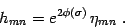 \begin{displaymath}
h_{mn}= e^{2\phi(\sigma)}\, \eta_{mn}\ .
\end{displaymath}