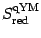 $S^{\mathrm{qYM}}_{\mathrm{red}}$