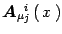 ${\mbox{\boldmath {$A$}}}_\mu {}^i_j\left(\,
x\,\right)$