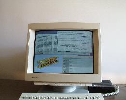 Tour virtuale 
sullo schermo di un computer