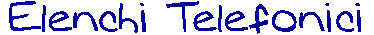 Elenchi Telefonici