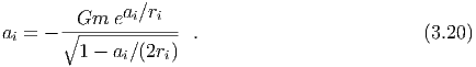               ai∕ri
ai = - ∘-Gm--e------- .                         (3.20)
         1 - ai∕ (2ri)
  